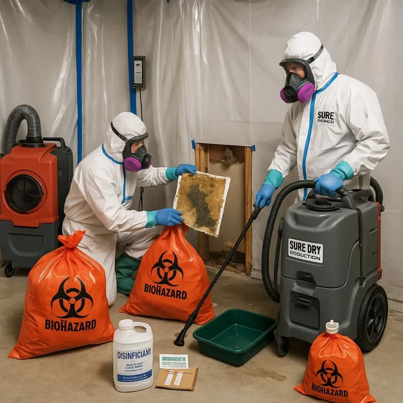 Contaminated Water Handling Protocols process in Pinehurst, MA